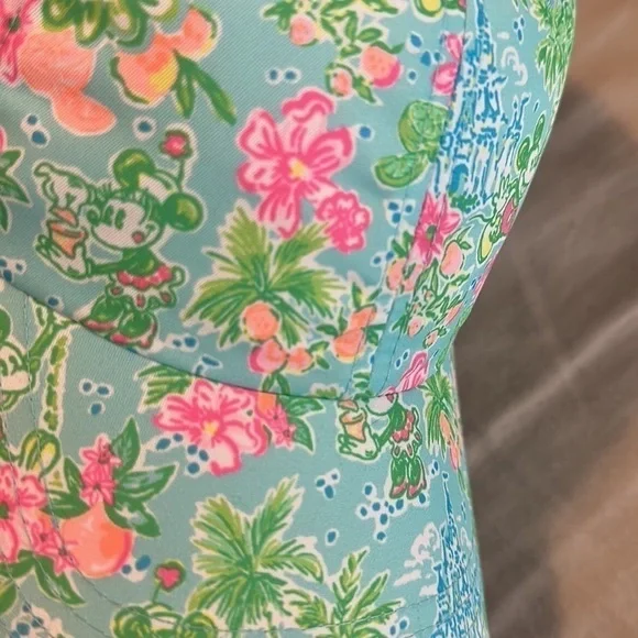 NWT RARE Lilly Pulitzer x Disney Baseball Hat - Picture 4 of 8
